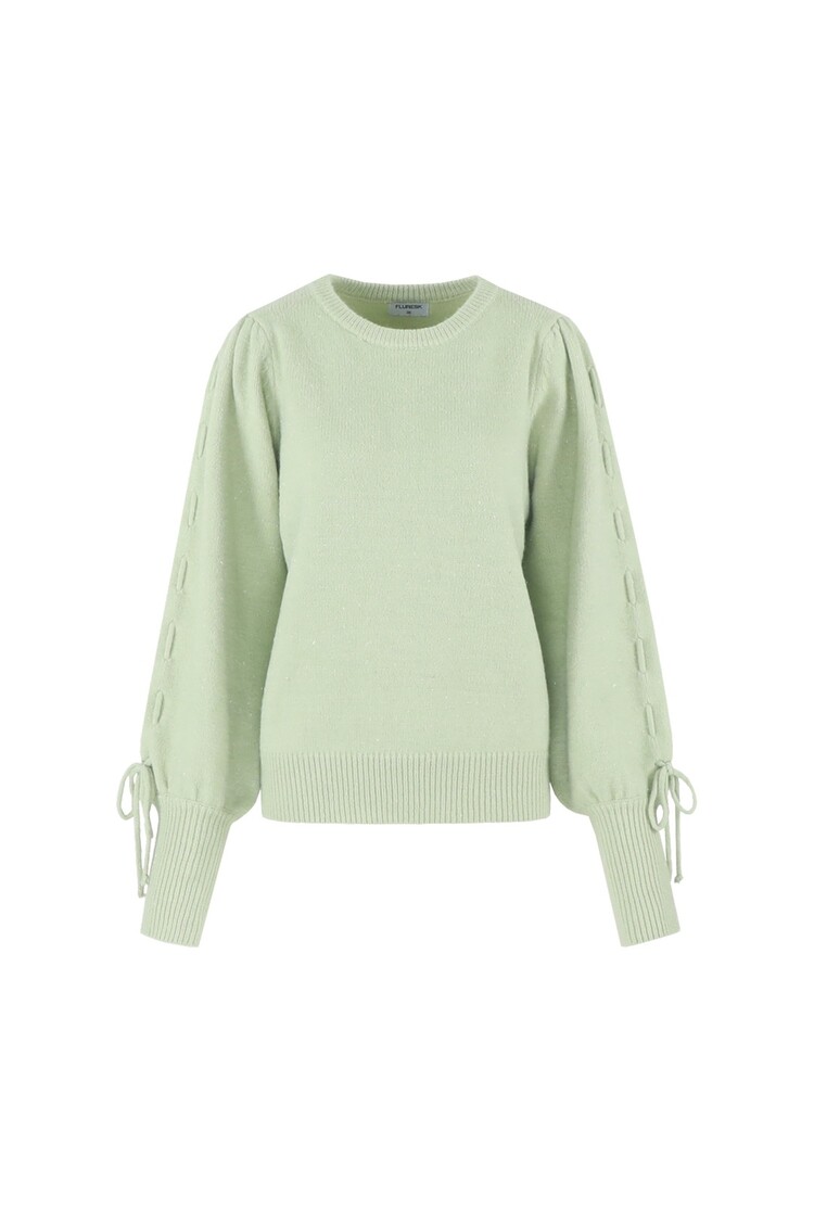 FLURESK  Scottie knit sweater - Matcha Green