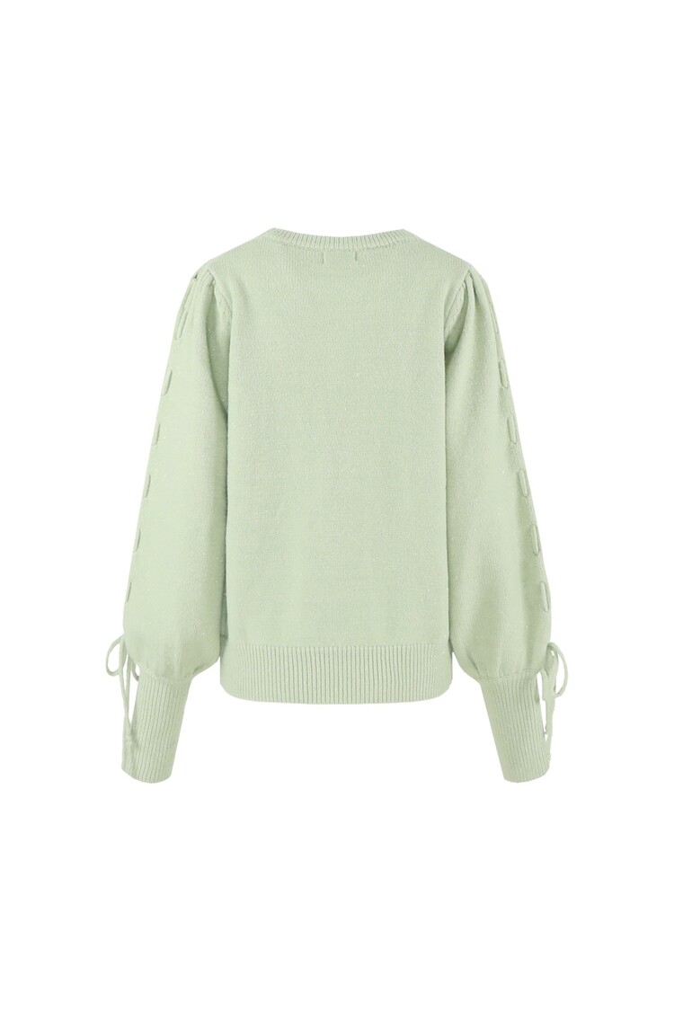 FLURESK  Scottie knit sweater - Matcha Green