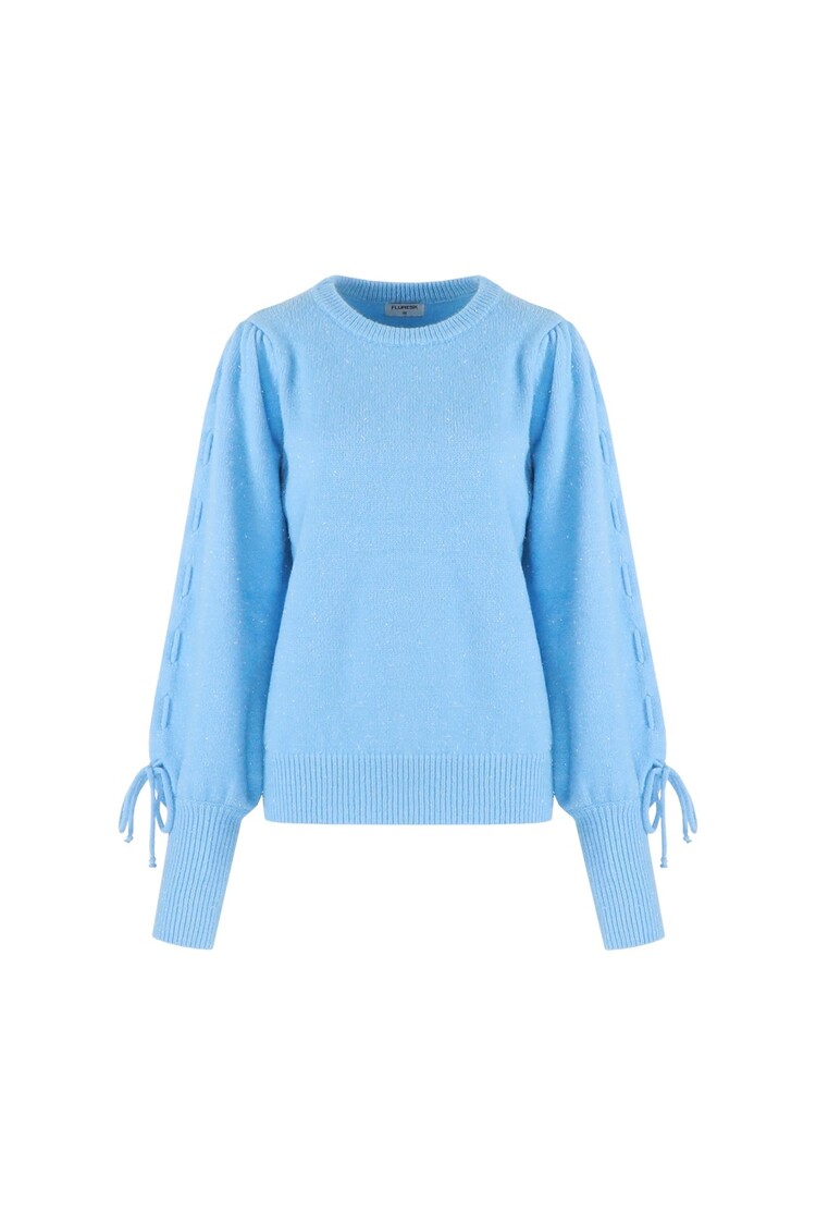 FLURESK  Scottie knit sweater - Crisp Blue