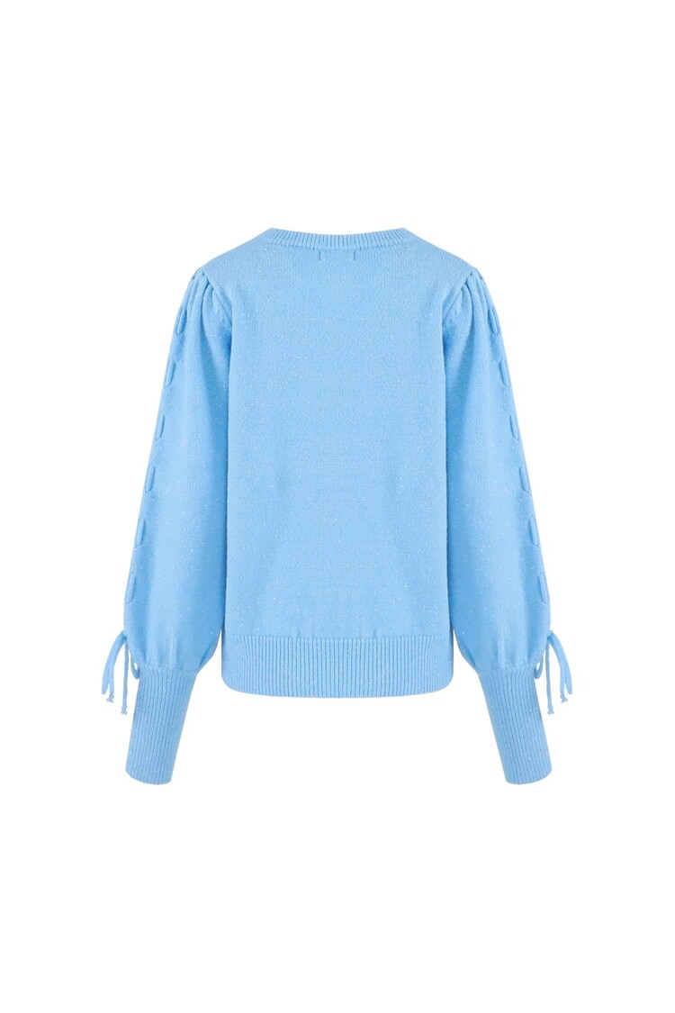 FLURESK  Scottie knit sweater - Crisp Blue
