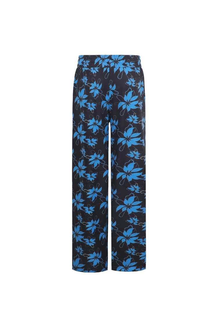 FLURESK  Lydia pants - Black/Bright Blue