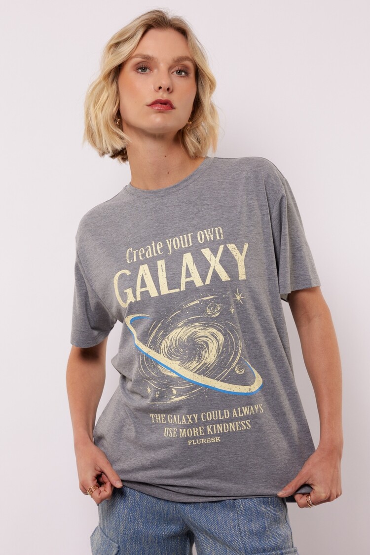 FLURESK Moira t-shirt - Shadow Grey