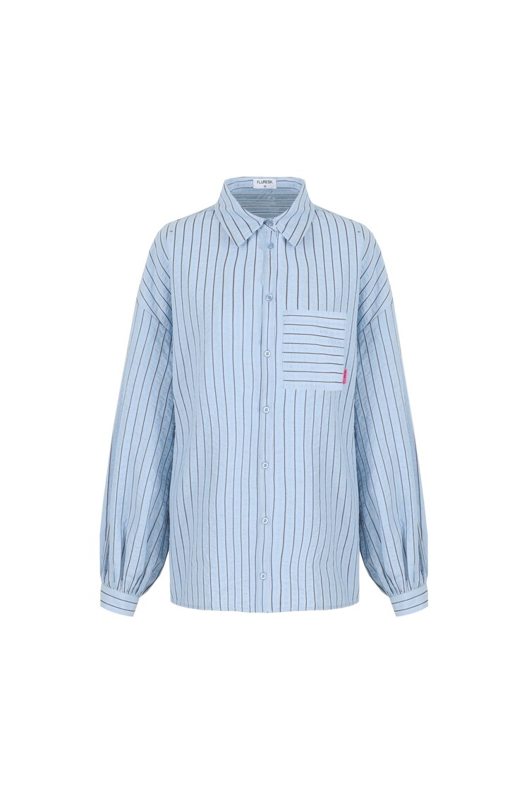 FLURESK Denise blouse - Crisp Blue