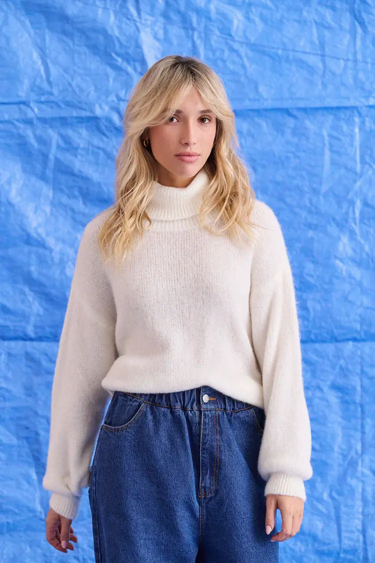 Laure+Max Milo Knit  - off white