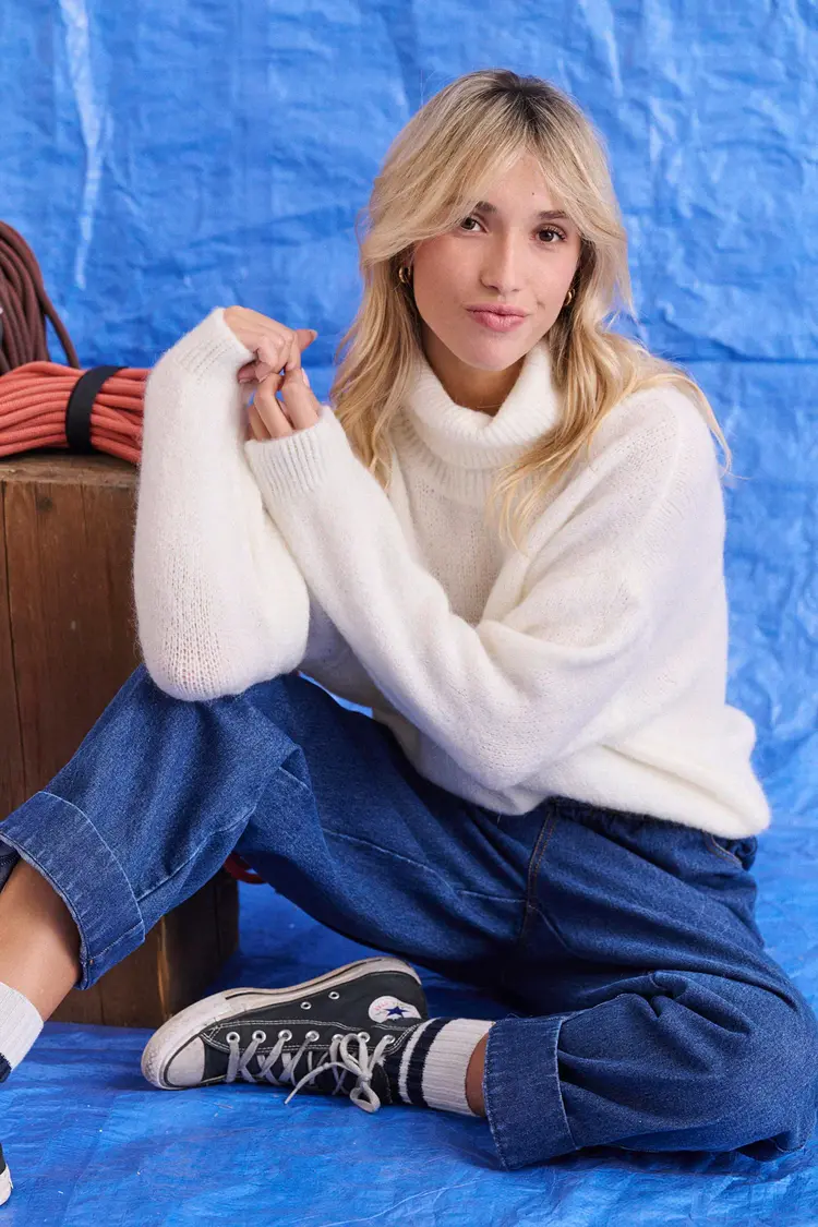 Laure+Max Milo Knit  - off white