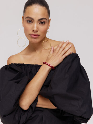 Harper & Yve Teddy Bracelet - red crush