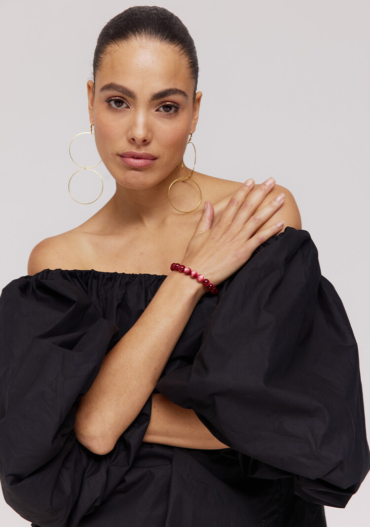 Harper & Yve Teddy Bracelet - red crush