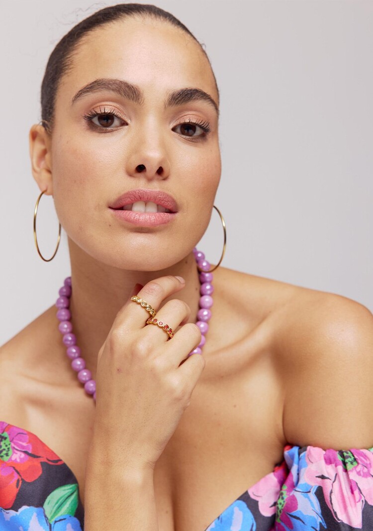 Harper & Yve Amy Ring - purple