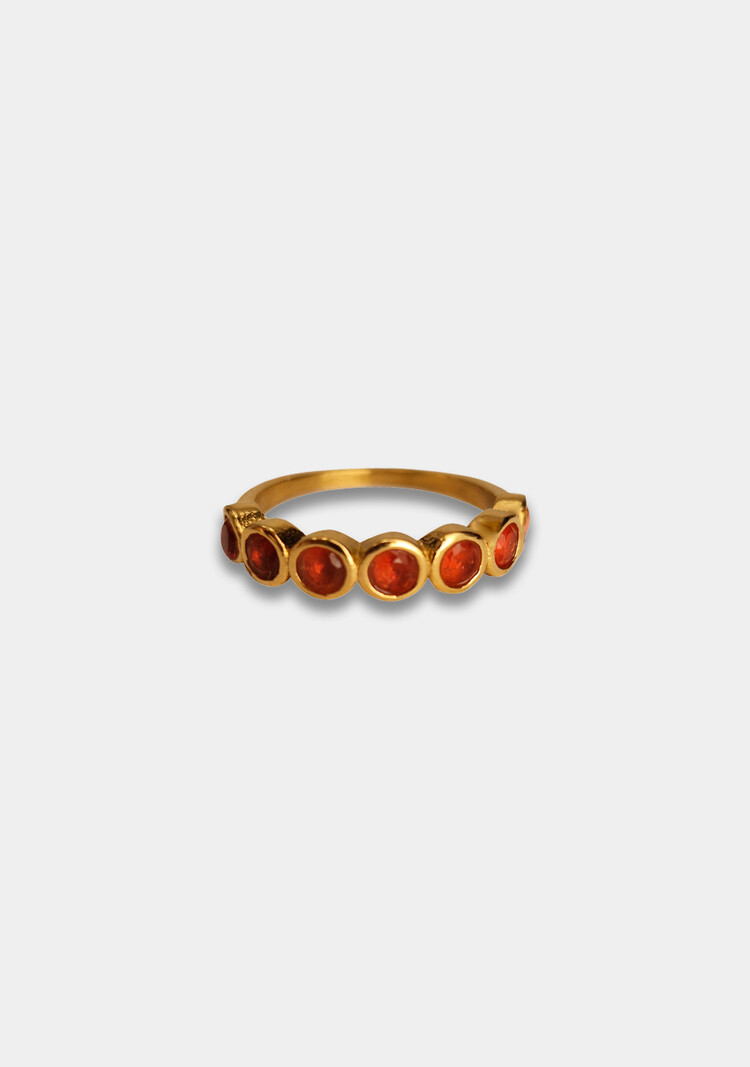 Harper & Yve Amy Ring - poppy red