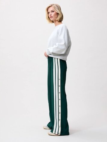 Catwalk Junkie Side Button Tracksuit Trousers - pine forest