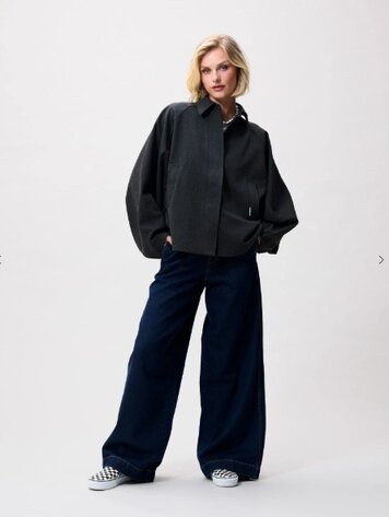 Catwalk Junkie Cape Jacket - dark grey melange
