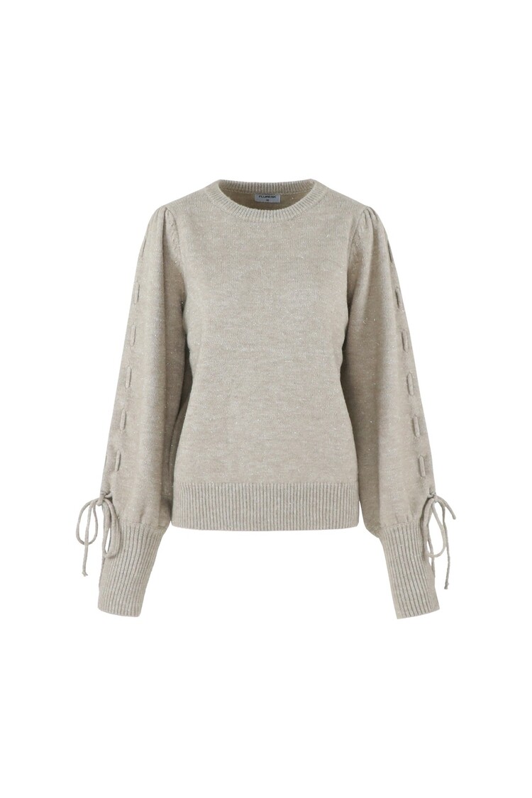 FLURESK  Scottie Knit Sweater -  warm taupe