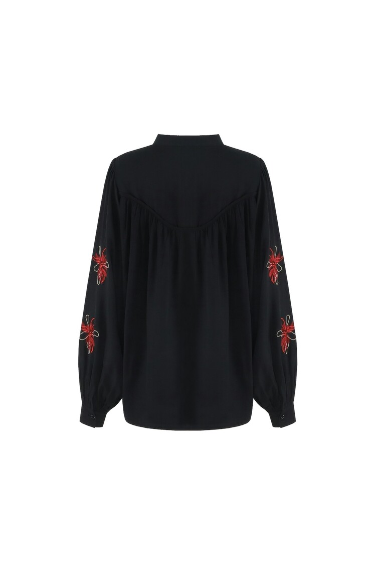 FLURESK Kiera Blouse -  black