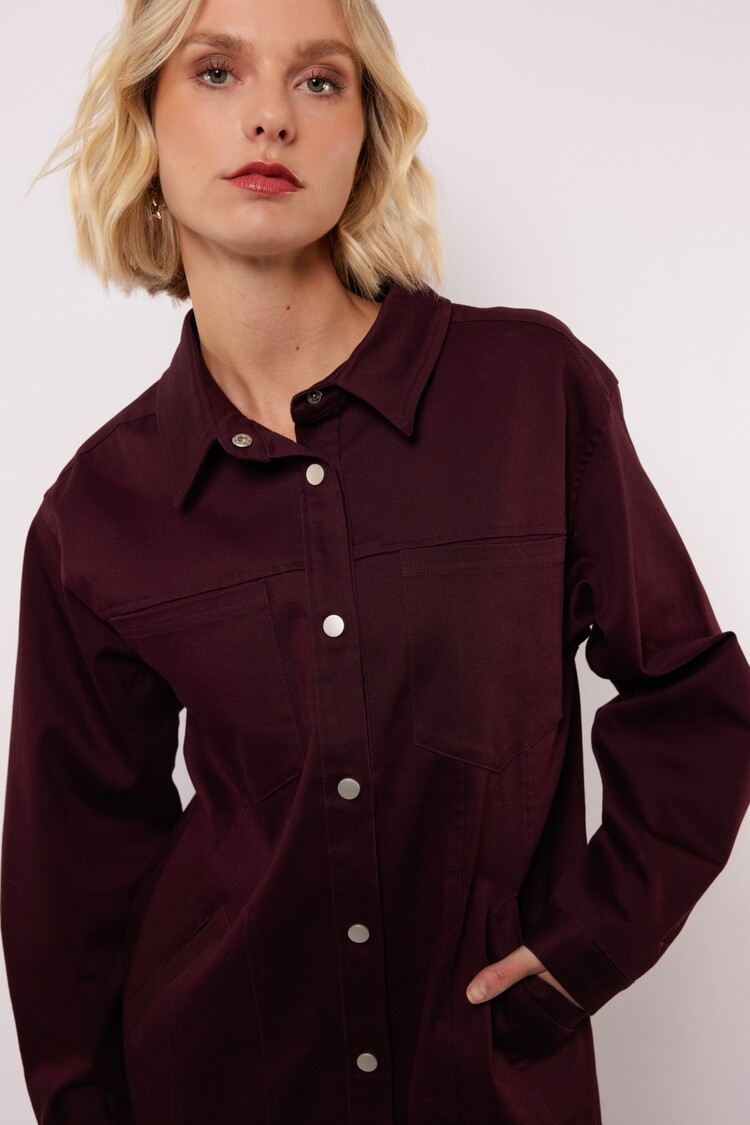 FLURESK Ananda Dress - wine red