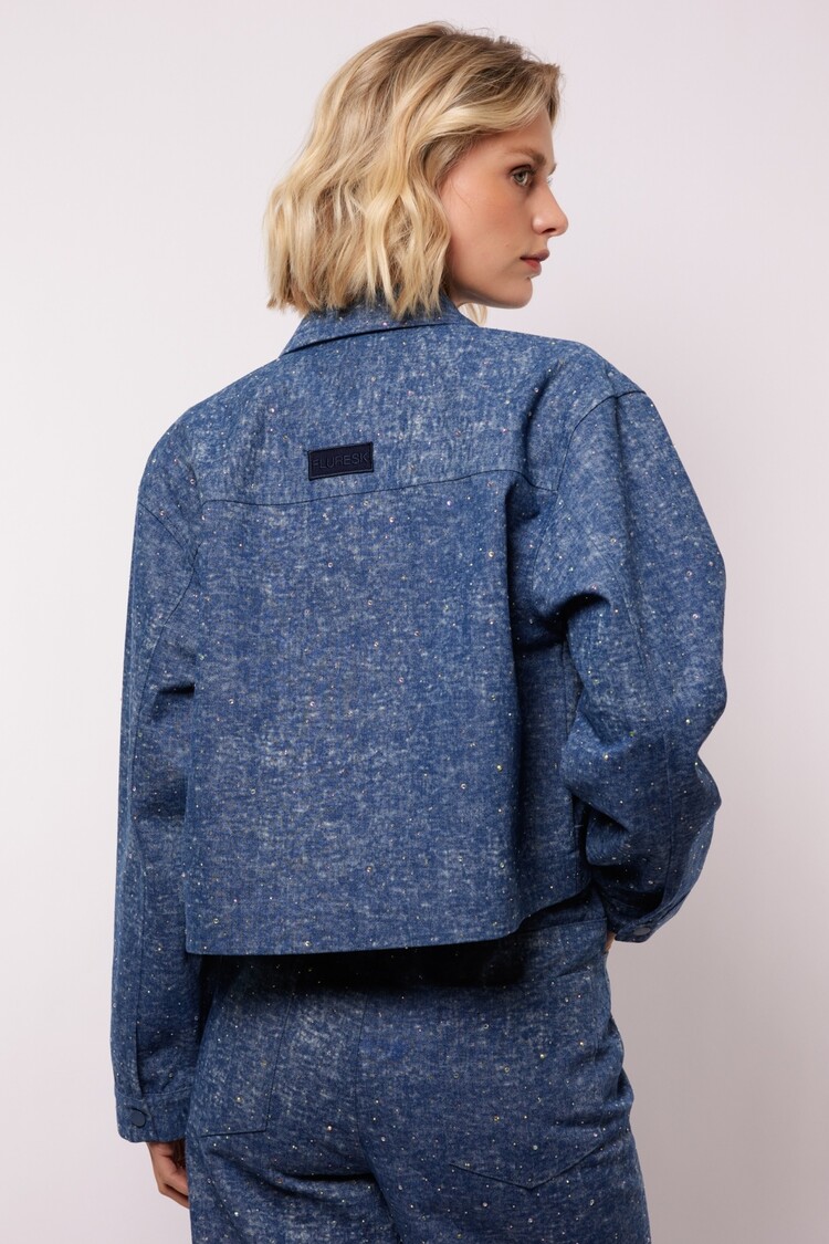 FLURESK Lucy Jacket - dark denim blue