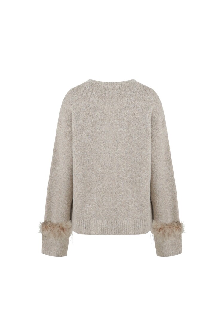 FLURESK Rielle Knit Sweater - warm taupe