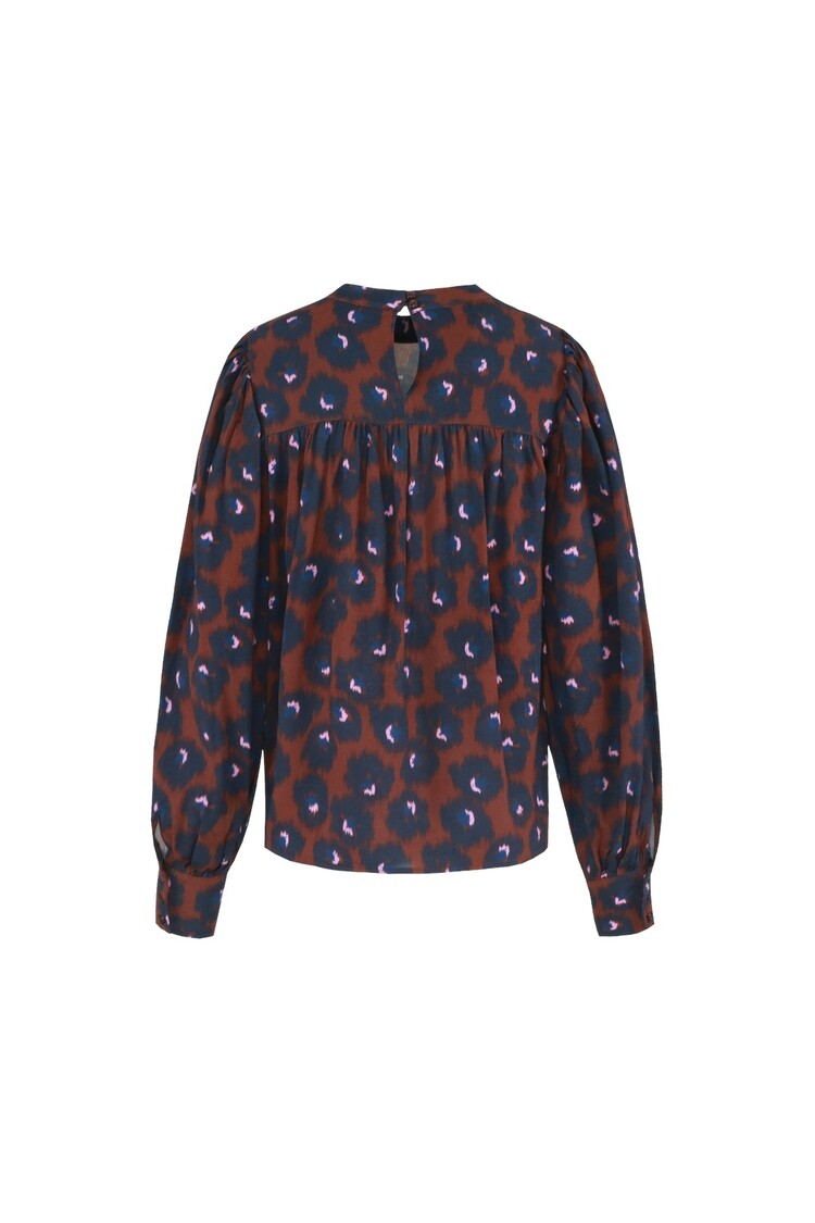 FLURESK Kalista Top - rum raisan/midnight blue