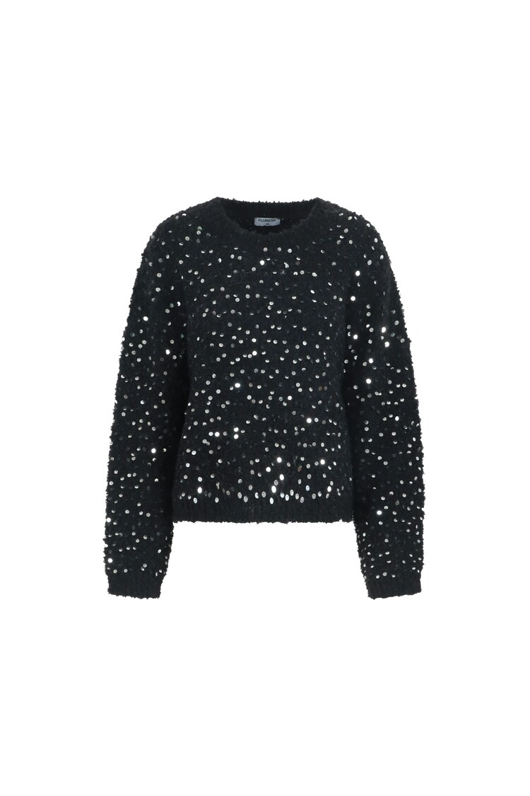 FLURESK Nayra Knit Sweater - black