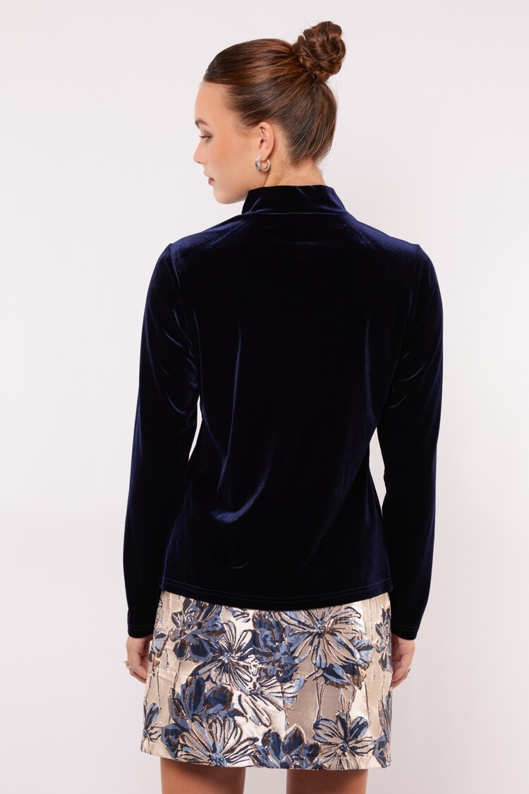 FLURESK Ylana Top - midnight bleu