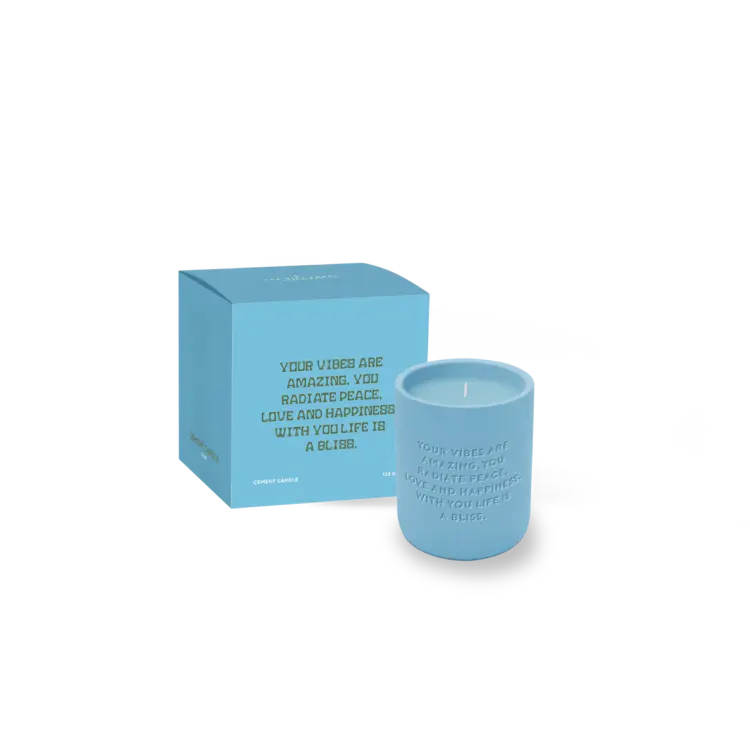 The Gift Label Amsterdam Cemented Candle 170gr - Your Vibes