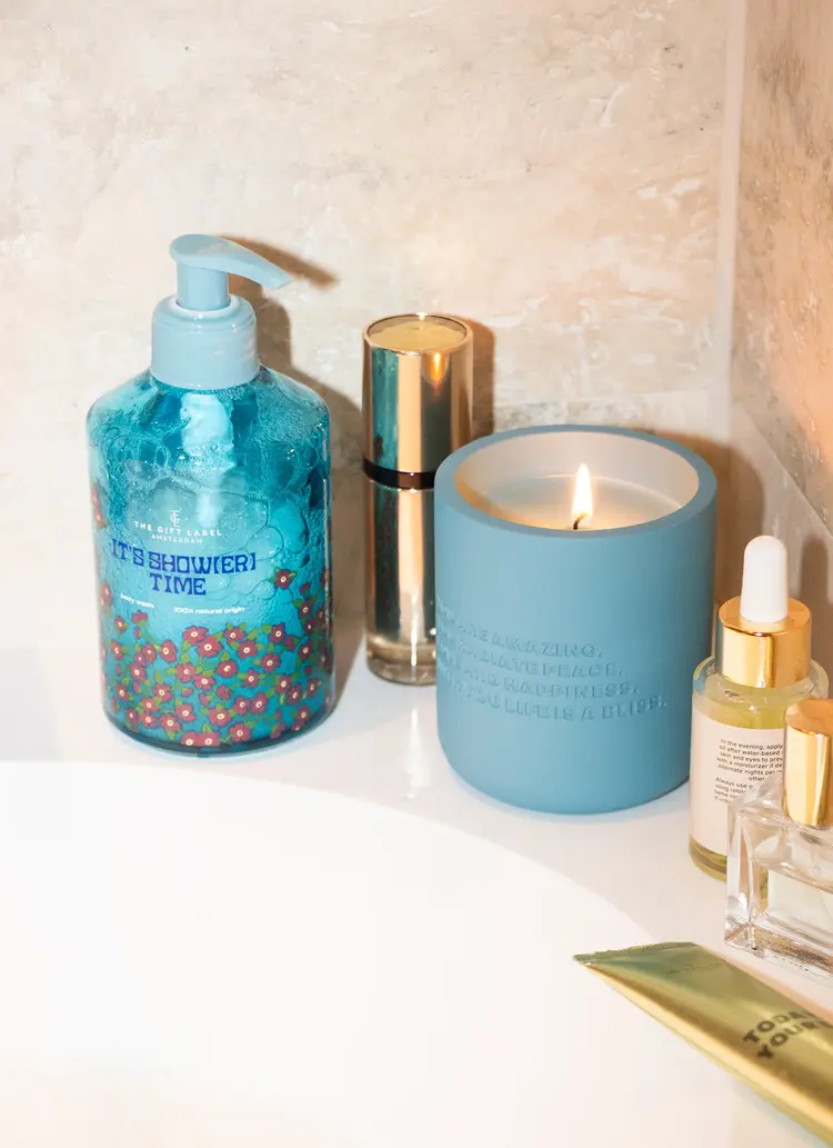 The Gift Label Amsterdam Cemented Candle 170gr - Your Vibes