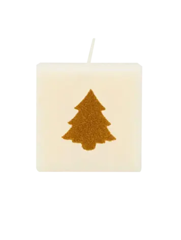 The Gift Label Amsterdam Getallen- en letterkaarsen - Christmas Tree Gold