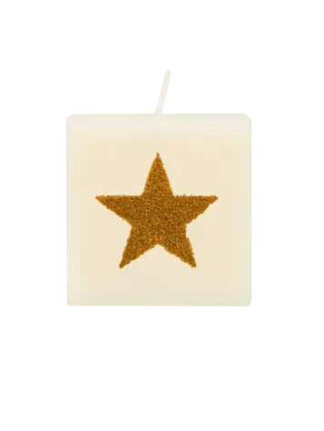 The Gift Label Amsterdam Getallen- en letterkaarsen - Star Gold