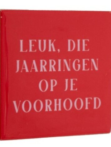 Tegeltje - jaarringen