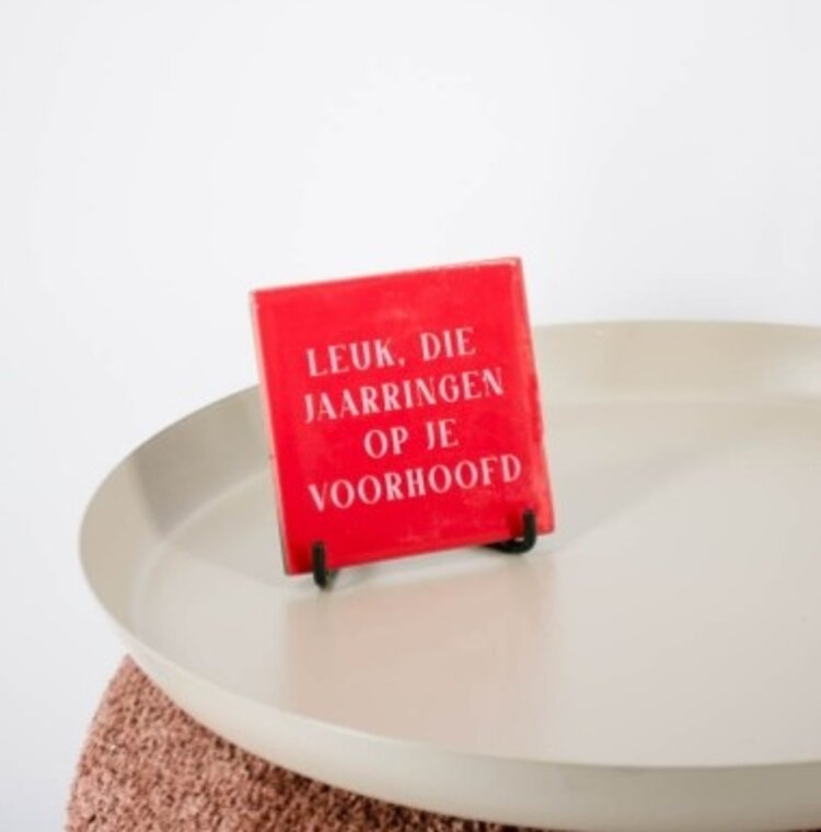 Tegeltje - jaarringen