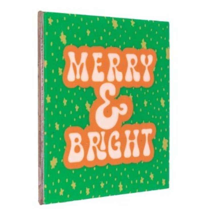 Tegeltje merry & bright