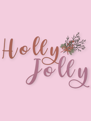 Tegeltje Holly Jolly