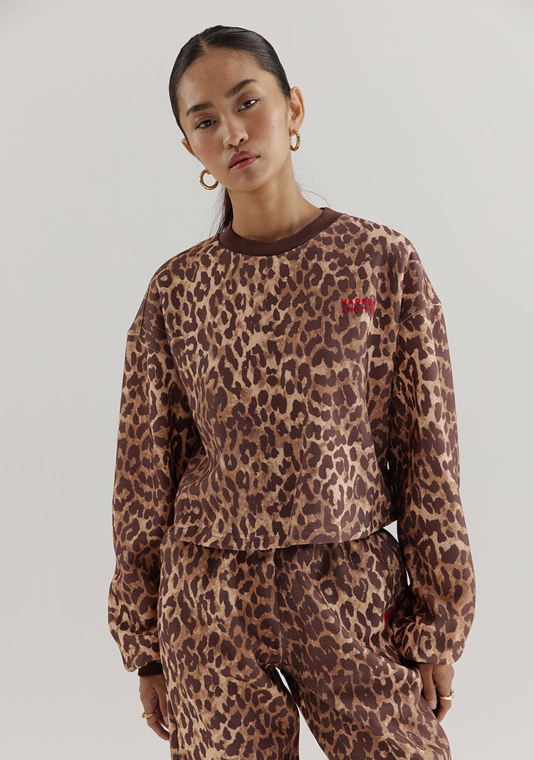 Harper & Yve Darcy Swaeter - lexie leopard