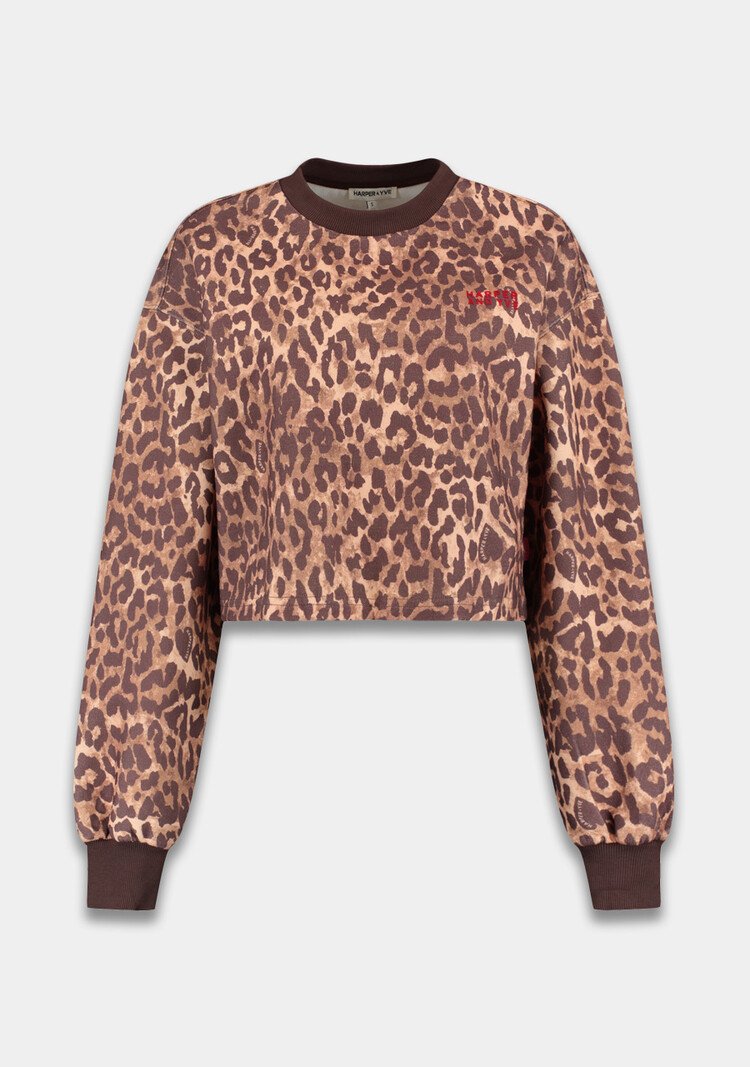 Harper & Yve Darcy Swaeter - lexie leopard
