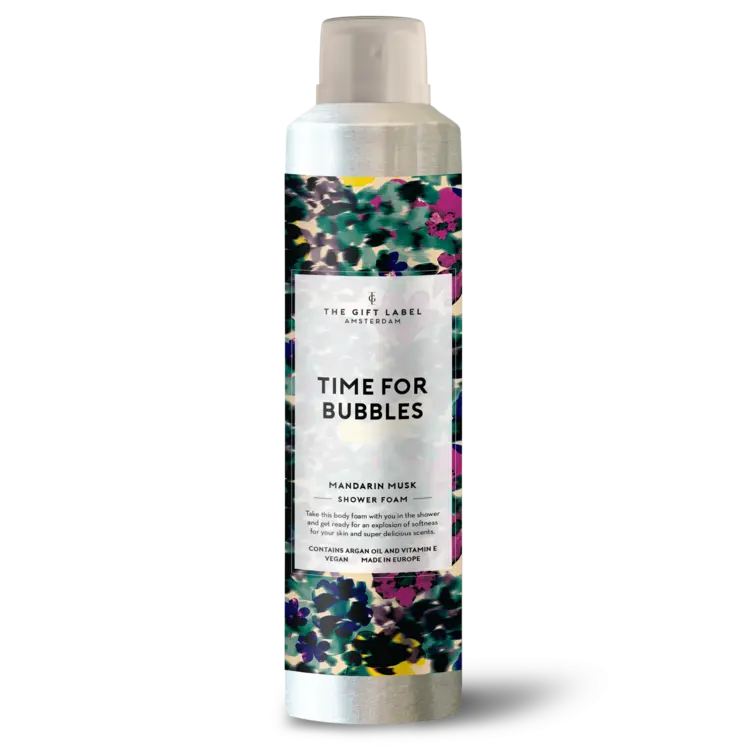 The Gift Label Amsterdam Shower Foam 200ml  - Time For Bubbles