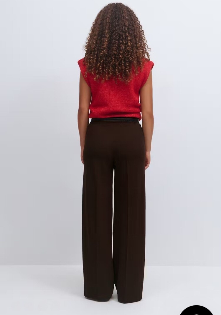 Gina Tricot Jersey Tailored Trousers - brown
