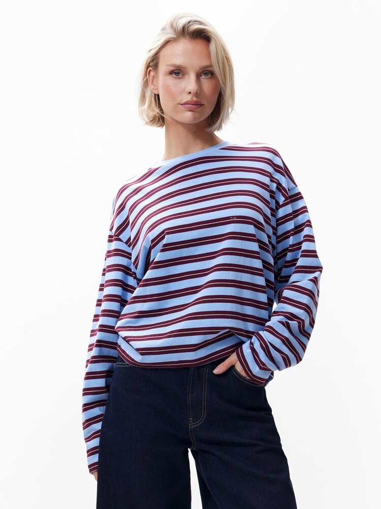 Catwalk Junkie Striped Long Sleeve - brunnera blue