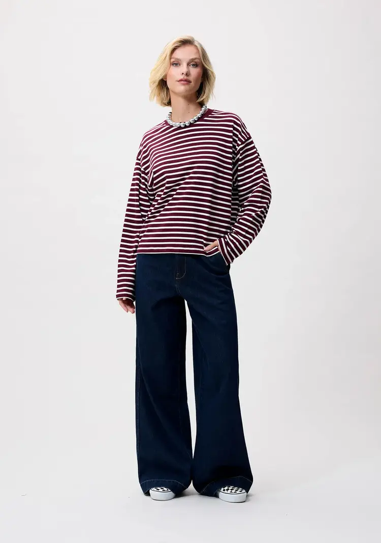 Catwalk Junkie Striped Long Sleeve -winetasting