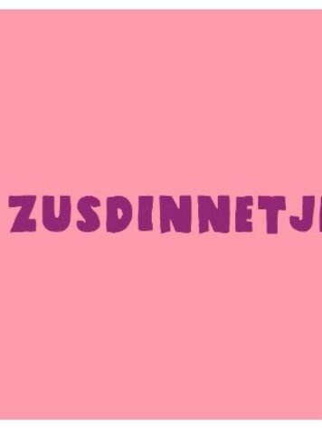 Tegeltje zusdinnetje