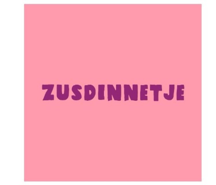 Tegeltje zusdinnetje