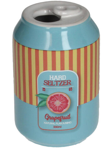 Vase seltz tin earthenware multi 7x7x11.3cm