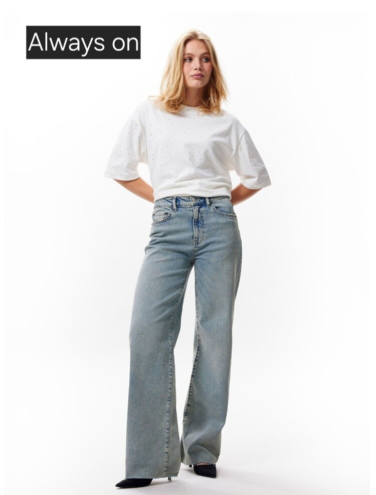 Catwalk Junkie Jeans Loose tinted bleu