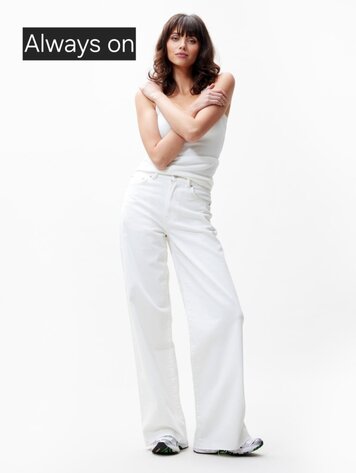 Catwalk Junkie Loose fit jeans - star white