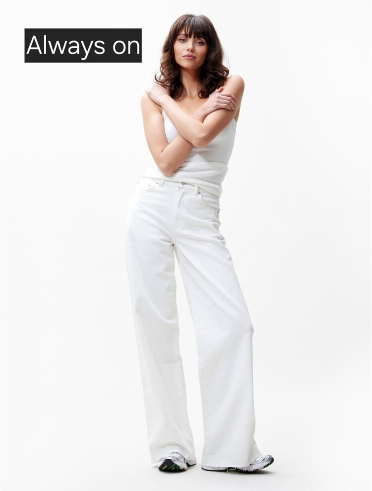 Catwalk Junkie Loose fit jeans - star white