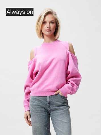 Catwalk Junkie Sweater with cut out -  Rosebloom