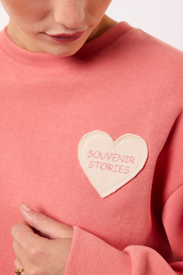 FLURESK Linden Sweater - pastel peach