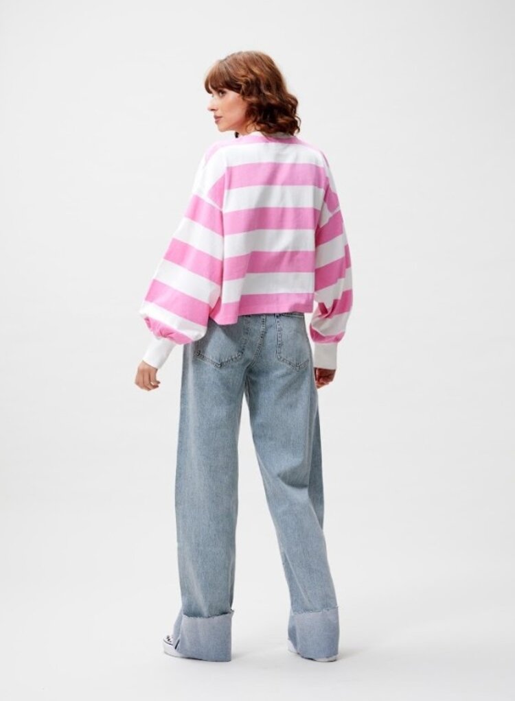 Catwalk Junkie Oversized striped long sleeve - rosebloom