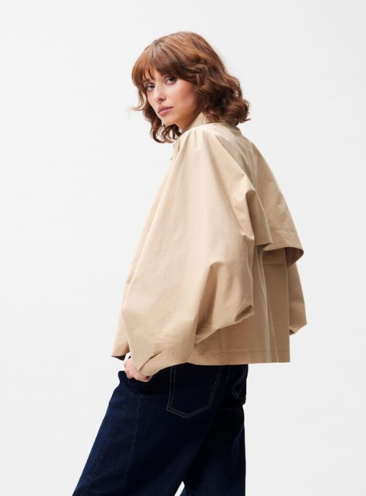 Catwalk Junkie Cape Jacket - Incense