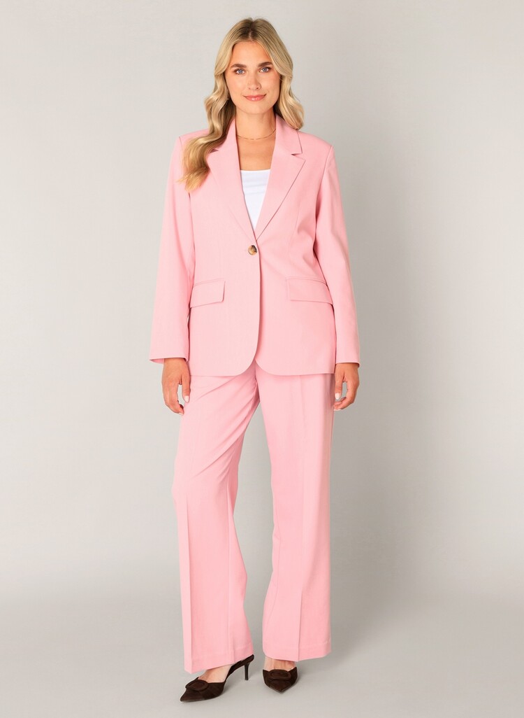 Base Level Yella Blazer - soft pink