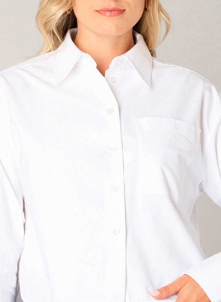 Base Level Bea Blouse - white