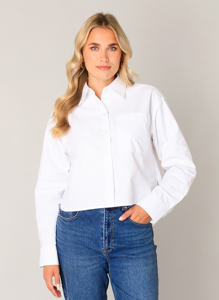 Base Level Bea Blouse - white